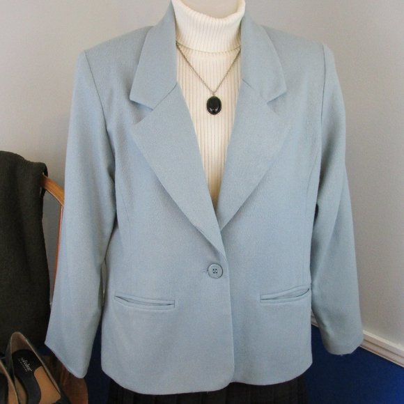 Bedford Fair Jackets & Blazers - 🎉3X Host Pick🎉 Vintage 80's Blue Blazer